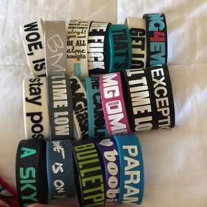 Band/ Quote Rubber Bracelets
